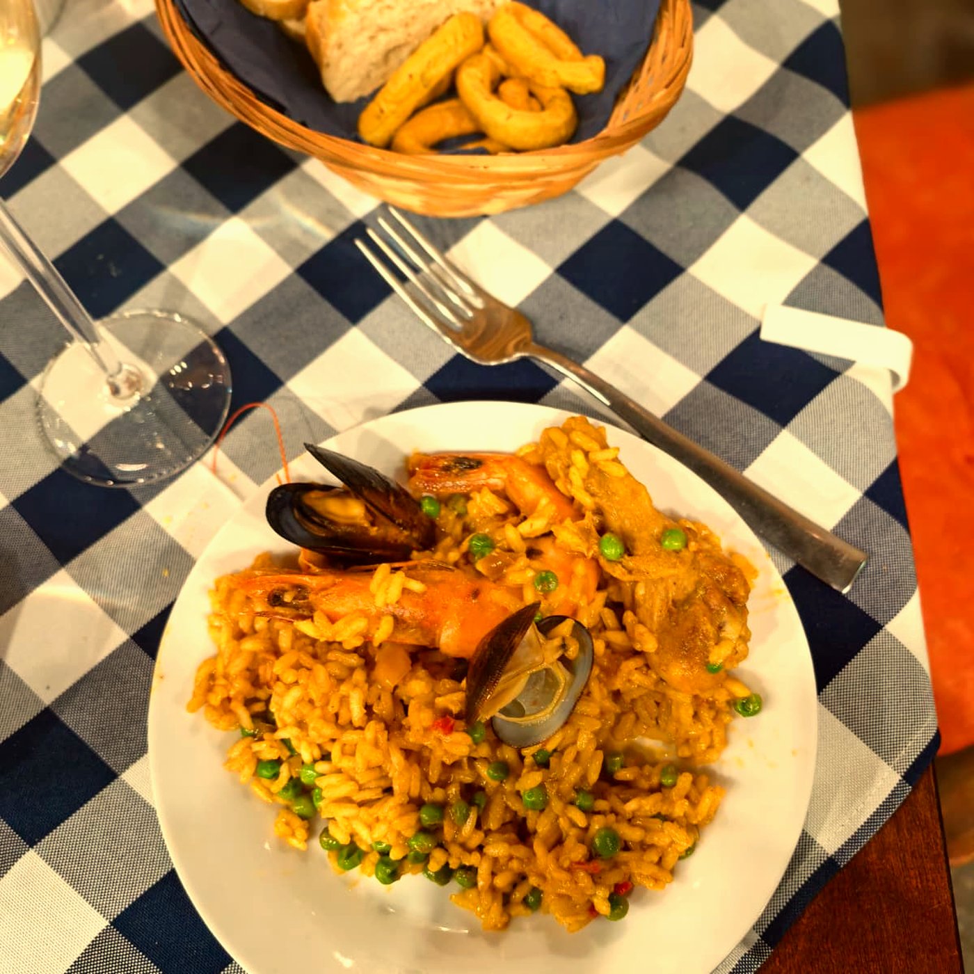 A seafood plate at Modi Berlin