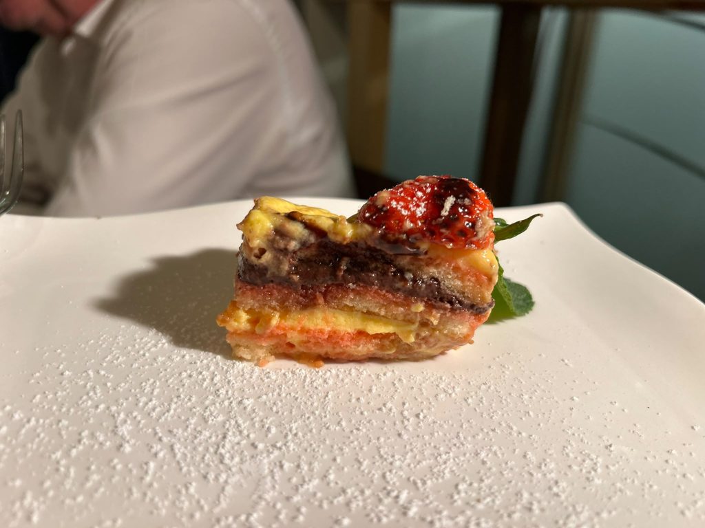Homemade dessert at a Modi evening in Berlin